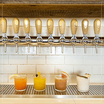 Cocktails Poured From Taps