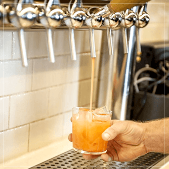 Cocktail Poured From A Tap