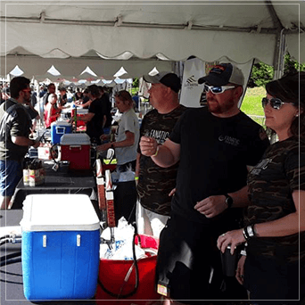 Patrons Enjoying A Head For Profits' Jockey Box Rentals & Event Management Service