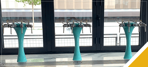 Three Wine Taps By A Head For Profits