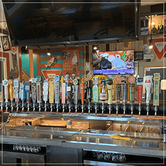 Hanging Draft Beer Tower